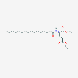 molecular formula C25H47NO5 B140394 Diethyl N-palmitoylglutamate CAS No. 127478-74-4