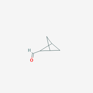 molecular formula C6H8O B14039408 Bicyclo[1.1.1]pentane-2-carbaldehyde 