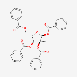 (3S,5R)-5-((Benzoyloxy)methyl)-3-methyltetrahydrofuran-2,3,4-triyl tribenzoate