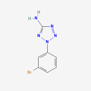 molecular formula C7H6BrN5 B14039435 2-(3-Bromophenyl)-2H-tetrazol-5-amine 