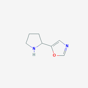 B1403944 5-Pyrrolidin-2-yl-1,3-oxazole CAS No. 1428233-24-2