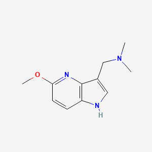 (5-Methoxy-1H-pyrrolo[3,2-b]pyridin-3-yl)-N,N-dimethylmethanamine