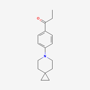 1-(4-(6-Azaspiro[2.5]octan-6-YL)phenyl)propan-1-one