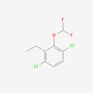 1,4-Dichloro-2-difluoromethoxy-3-ethylbenzene