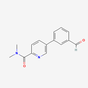 5-(3-Formylphenyl)-N,N-dimethylpicolinamide