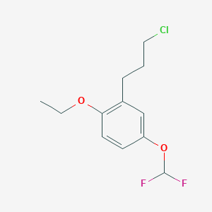 1-(3-Chloropropyl)-5-(difluoromethoxy)-2-ethoxybenzene