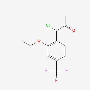 1-Chloro-1-(2-ethoxy-4-(trifluoromethyl)phenyl)propan-2-one