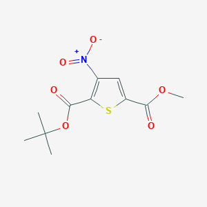 Methyl 5-(tert-butoxycarbonyl)-4-nitrothiophene-2-carboxylate