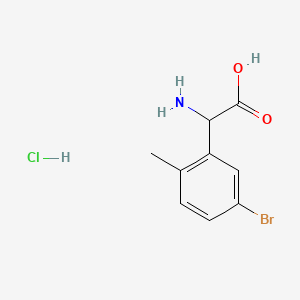 2-Amino-2-(5-bromo-2-methylphenyl)acetic acid hydrochloride