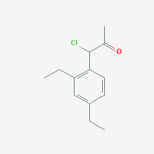 1-Chloro-1-(2,4-diethylphenyl)propan-2-one