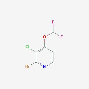 2-Bromo-3-chloro-4-(difluoromethoxy)pyridine