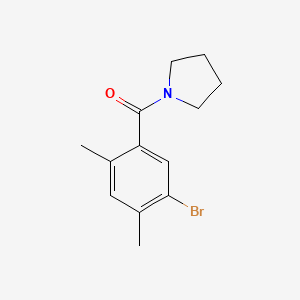 (5-Bromo-2,4-dimethylphenyl)(pyrrolidin-1-yl)methanone