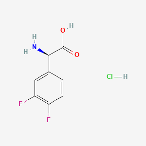 (R)-2-Amino-2-(3,4-difluorophenyl)acetic acid hydrochloride