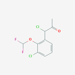 1-Chloro-1-(3-chloro-2-(difluoromethoxy)phenyl)propan-2-one