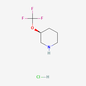 molecular formula C6H11ClF3NO B14039635 (3S)-3-(Trifluoromethoxy)piperidine hcl 