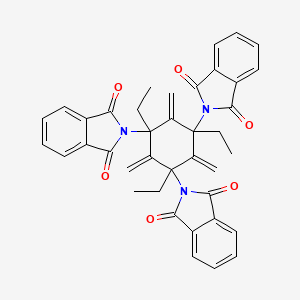 2,2',2''-(1,3,5-Triethyl-2,4,6-trimethylenecyclohexane-1,3,5-triyl)tris(isoindoline-1,3-dione)