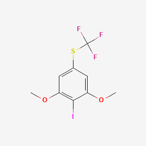 1,3-Dimethoxy-2-iodo-5-(trifluoromethylthio)benzene