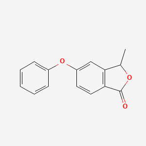 molecular formula C15H12O3 B14039679 3-Methyl-5-phenoxy-1(3h)-isobenzofuranone 