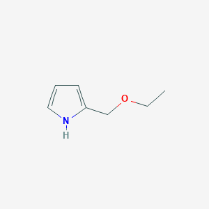 molecular formula C7H11NO B140397 1H-Pyrrole, 2-(ethoxymethyl)- CAS No. 148103-76-8