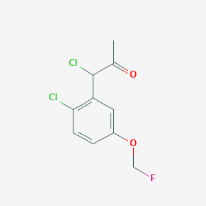 1-Chloro-1-(2-chloro-5-(fluoromethoxy)phenyl)propan-2-one