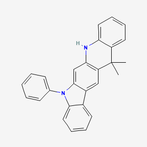 13,13-Dimethyl-7-phenyl-7,13-dihydro-5H-indolo[3,2-b]acridine