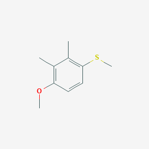 molecular formula C10H14OS B14039764 (4-Methoxy-2,3-dimethylphenyl)(methyl)sulfane 