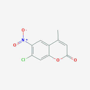 7-chloro-4-methyl-6-nitro-2H-chromen-2-one