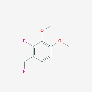 molecular formula C9H10F2O2 B14039802 1,2-Dimethoxy-3-fluoro-4-(fluoromethyl)benzene 