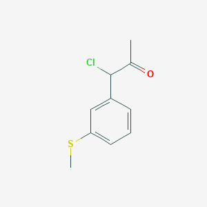 1-Chloro-1-(3-(methylthio)phenyl)propan-2-one