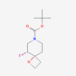 molecular formula C12H20FNO3 B14039891 (4R,5R)-tert-Butyl 5-fluoro-1-oxa-7-azaspiro[3.5]nonane-7-carboxylate 