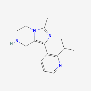 1-(2-Isopropyl-3-pyridyl)-3,8-dimethyl-5,6,7,8-tetrahydroimidazo[1,5-A]pyrazine