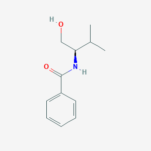 molecular formula C12H17NO2 B14039954 N-[(2R)-1-hydroxy-3-methylbutan-2-yl]benzamide 