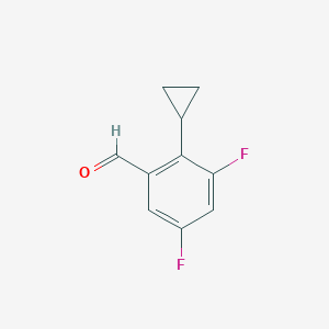 2-Cyclopropyl-3,5-difluorobenzaldehyde