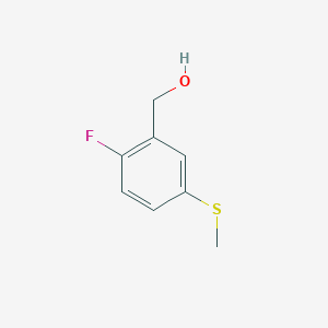 [2-Fluoro-5-(methylsulfanyl)phenyl]methanol