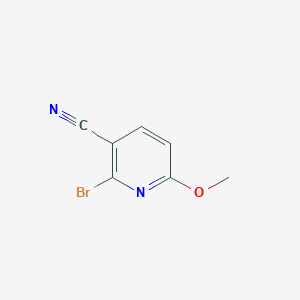 molecular formula C7H5BrN2O B1404000 2-Bromo-6-methoxynicotinonitrile CAS No. 1805580-26-0