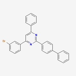 2-([1,1'-Biphenyl]-4-yl)-4-(3-bromophenyl)-6-phenylpyrimidine