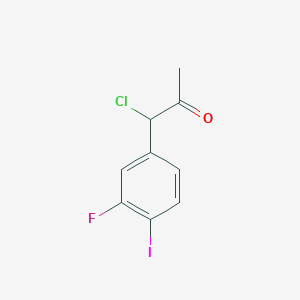 1-Chloro-1-(3-fluoro-4-iodophenyl)propan-2-one