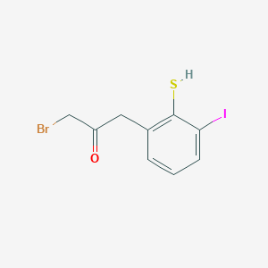 1-Bromo-3-(3-iodo-2-mercaptophenyl)propan-2-one