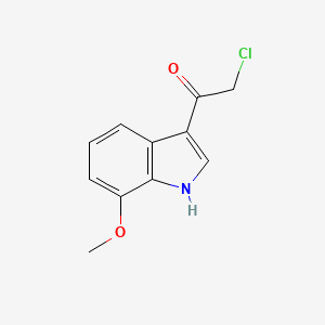 Ethanone,2-chloro-1-(7-methoxy-1h-indol-3-yl)-