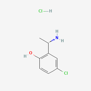 (S)-2-(1-Aminoethyl)-4-chlorophenol hydrochloride