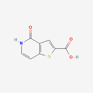 molecular formula C8H5NO3S B14040110 4-Oxo-4,5-dihydrothieno[3,2-c]pyridine-2-carboxylic acid 