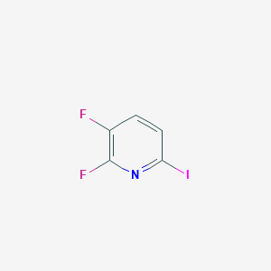 molecular formula C5H2F2IN B14040160 2,3-Difluoro-6-iodopyridine 