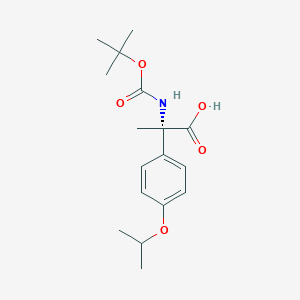 (S)-2-((tert-Butoxycarbonyl)amino)-2-(4-isopropoxyphenyl)propanoic acid