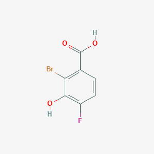 2-Bromo-4-fluoro-3-hydroxybenzoic acid