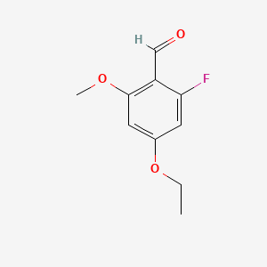 4-Ethoxy-2-fluoro-6-methoxybenzaldehyde