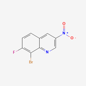 8-Bromo-7-fluoro-3-nitroquinoline