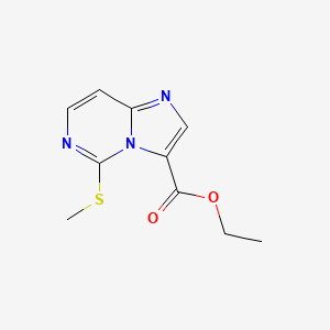 ethyl 5-(Methylthio)iMidazo[1,2-c]pyriMidine-3-carboxylate