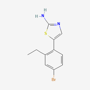 5-(4-Bromo-2-ethylphenyl)thiazol-2-amine