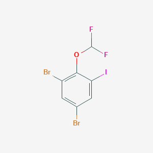 1,5-Dibromo-2-difluoromethoxy-3-iodobenzene