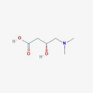 molecular formula C6H13NO3 B140403 (3R)-4-(dimethylamino)-3-hydroxybutanoic acid CAS No. 2921-13-3